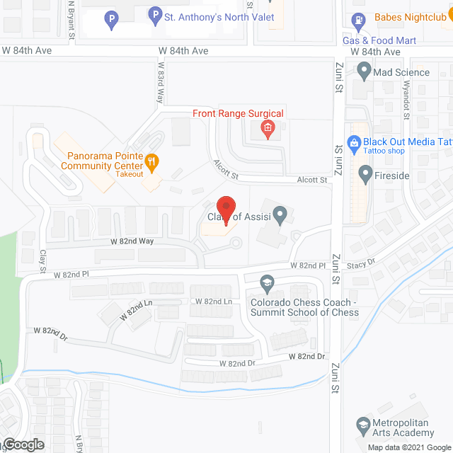 Map of the neighborhood around Maria Villa Inc