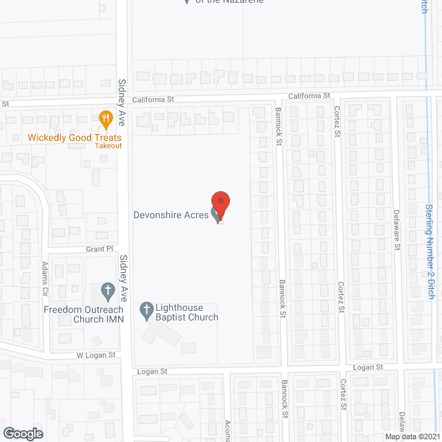 Map of the neighborhood around Devonshire Acres