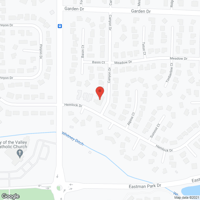 Map of the neighborhood around Bright Assisted Living