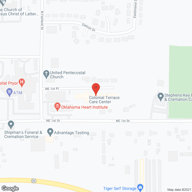 Colonial Terrace Care Ctr in google map