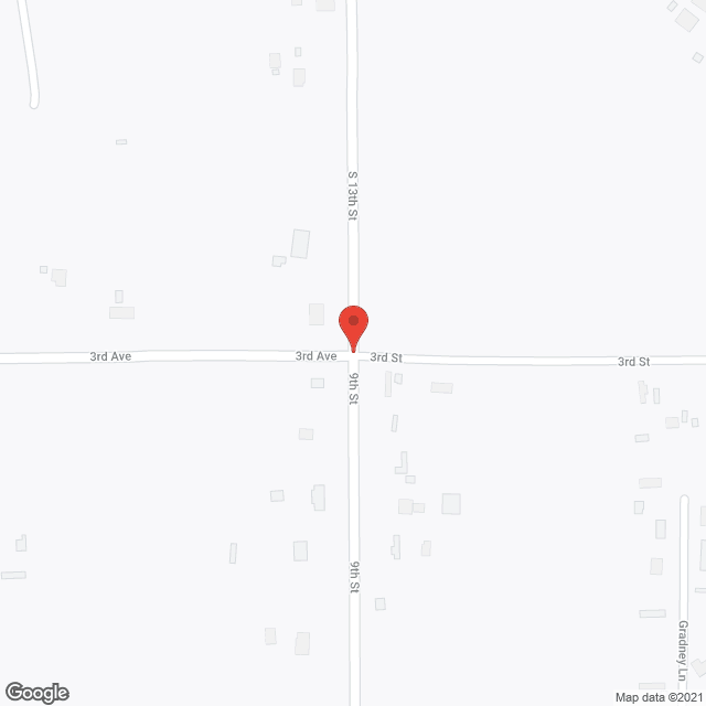 Map of the neighborhood around Thirteenth Street Community