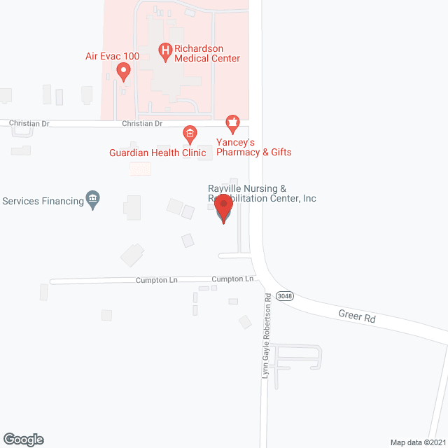 Map of the neighborhood around Rayville Guest House Inc