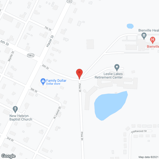 Baptist Retirement Ctr in google map