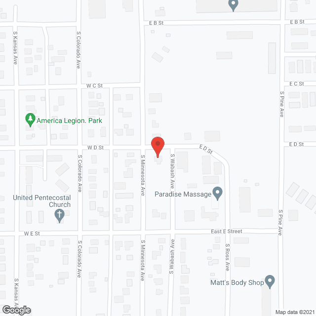 Map of the neighborhood around Champion Homes of Hastings