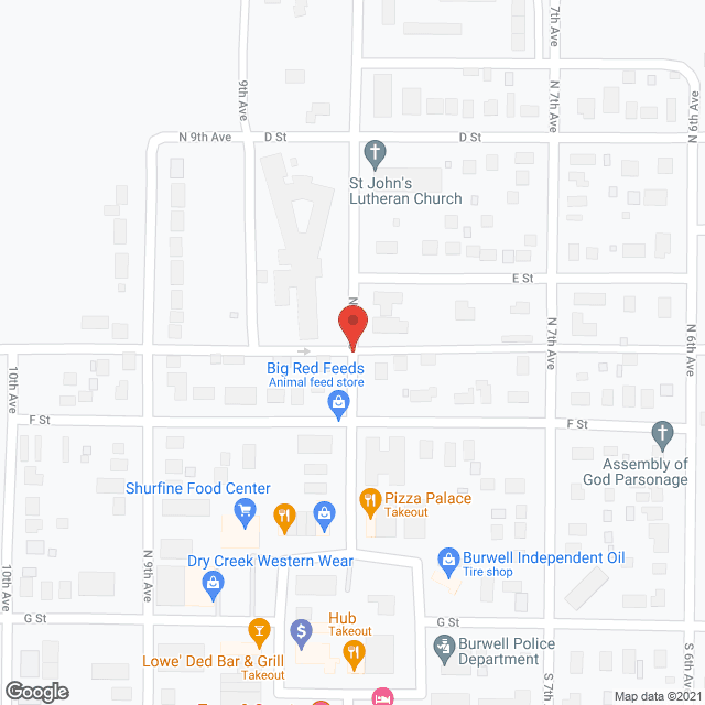 Map of the neighborhood around Friendship Home Assisted Living