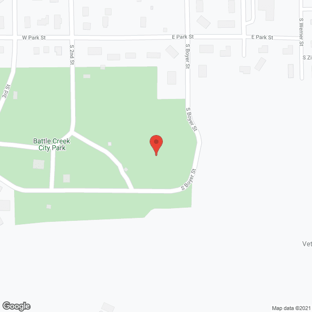 Map of the neighborhood around Community Pride Care Ctr