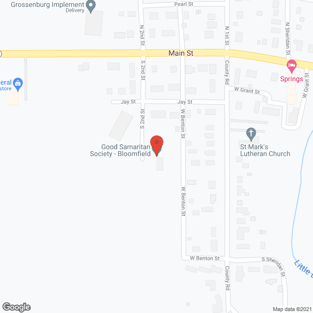 Map of the neighborhood around Good Samaritan Society - Sunset View