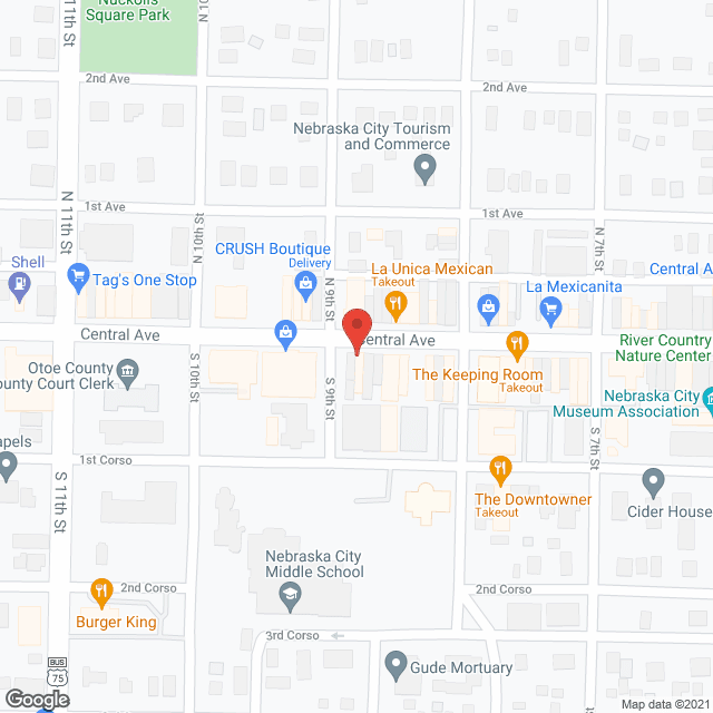 Map of the neighborhood around Tabitha Health Care Svc