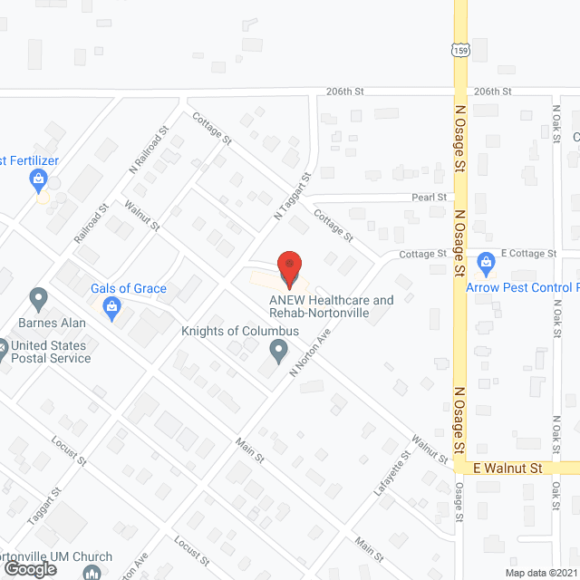 Map of the neighborhood around Village Villa