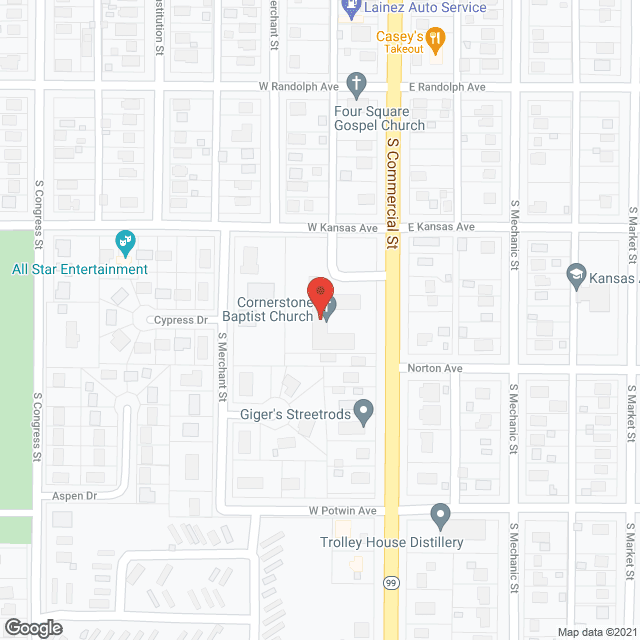 Meadow View Care Ctr in google map
