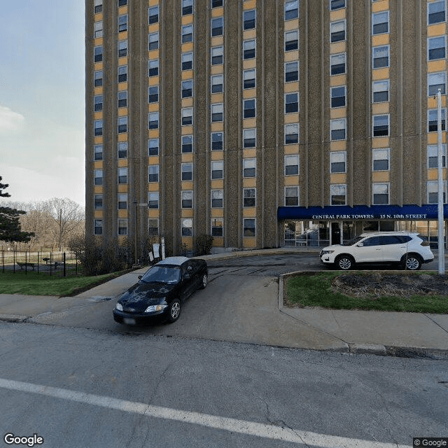 street view of Central Park Towers Apartments