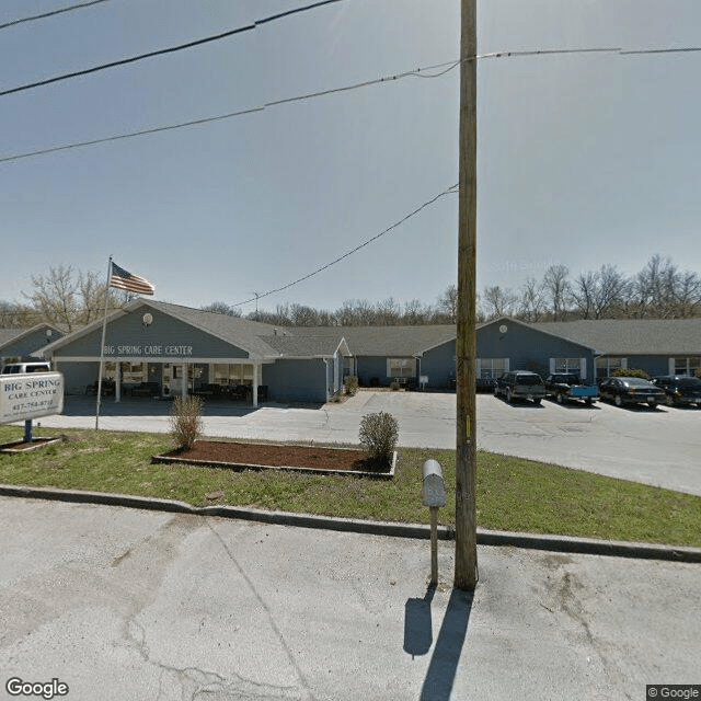 street view of Big Spring Care Center