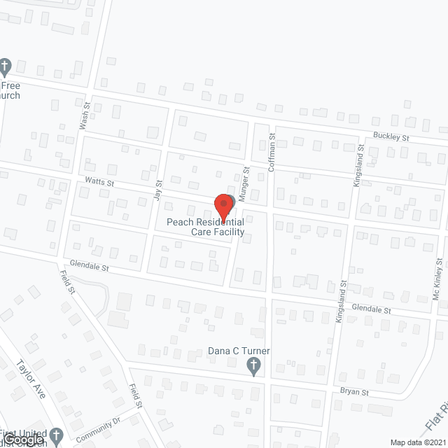 Map of the neighborhood around Watts Street Manor