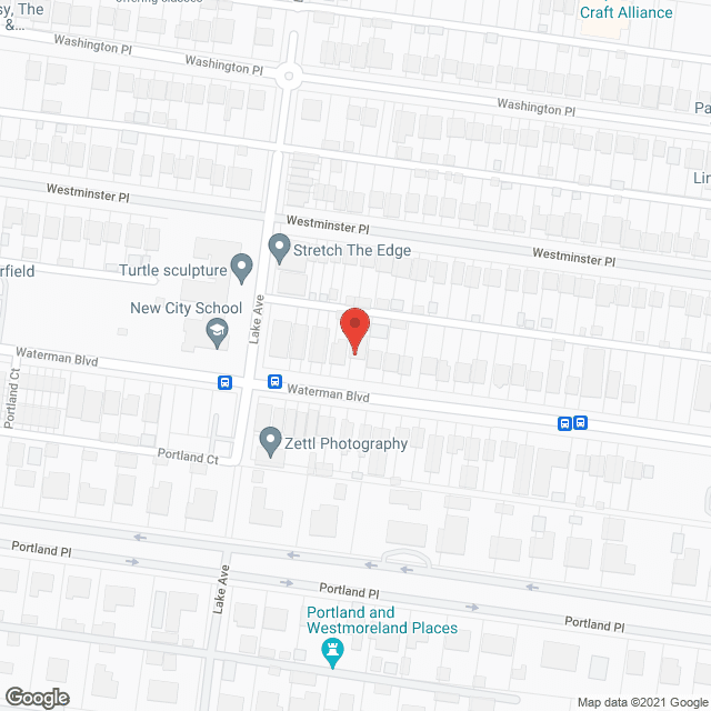Map of the neighborhood around The Central Residence