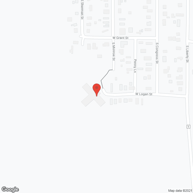 Map of the neighborhood around Culbertson Gardens