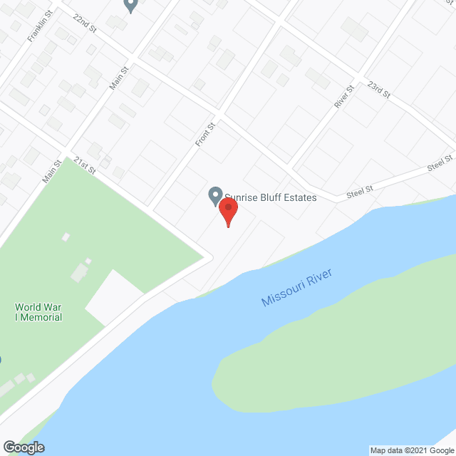 Map of the neighborhood around Sunrise Bluff Estates