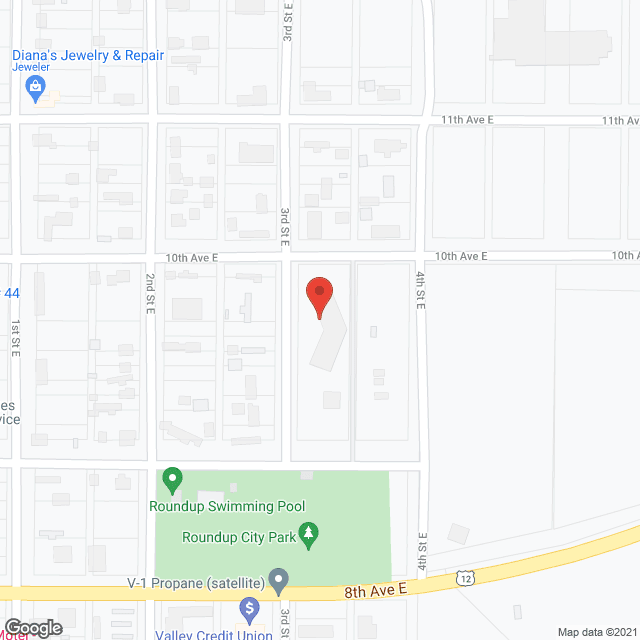 Map of the neighborhood around Homes On the Range