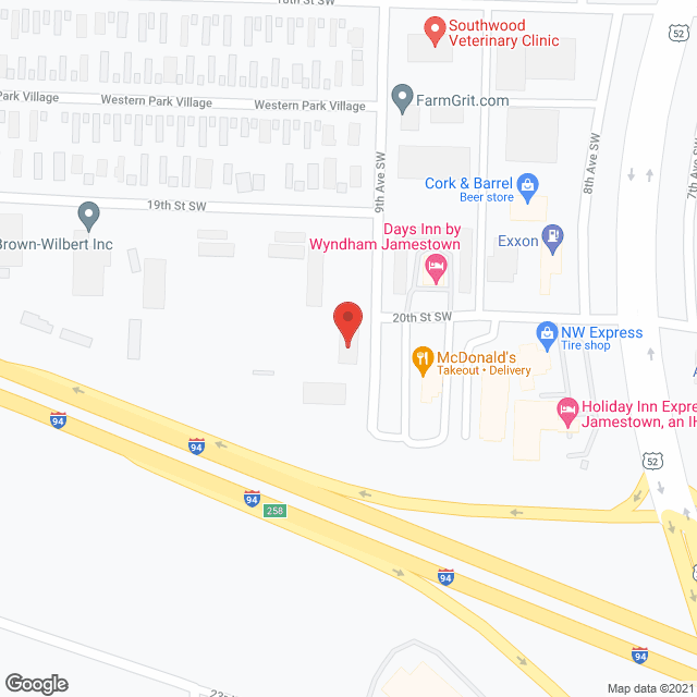 Map of the neighborhood around Exner's Basic Care