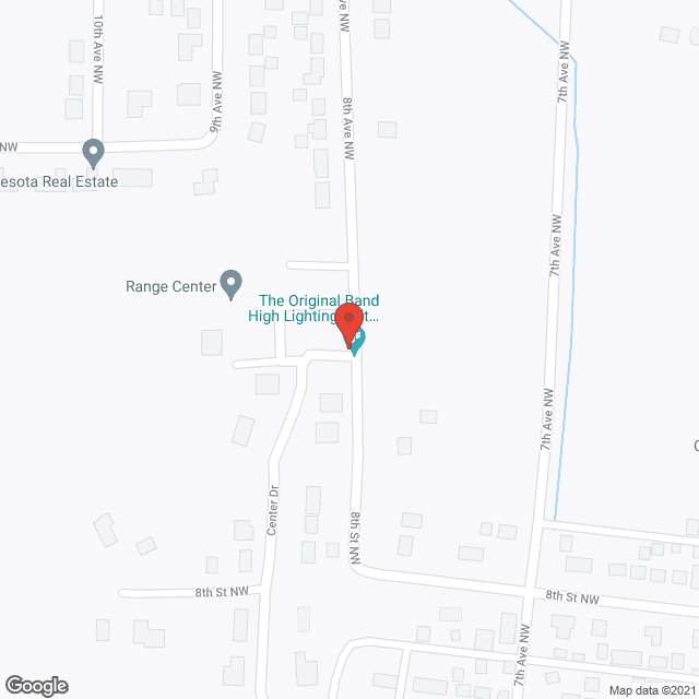 Map of the neighborhood around Range Center Inc