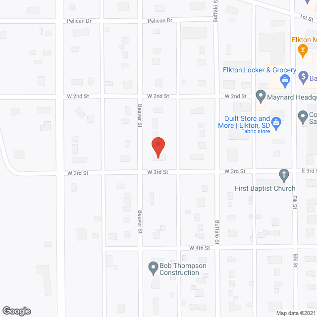 Map of the neighborhood around Pats Place A Happy Home