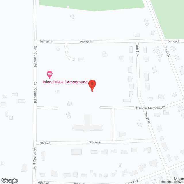 Map of the neighborhood around Good Samaritan Society-Mountain Lake