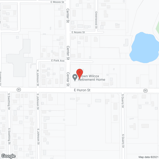 Map of the neighborhood around Brown Wilcox Home