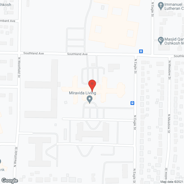 Map of the neighborhood around Lutheran Homes of Oshkosh Inc