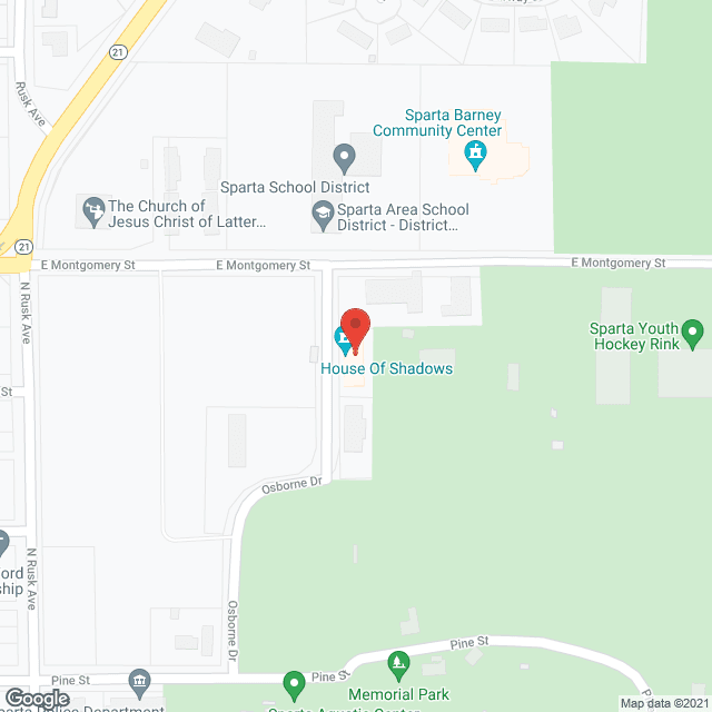 Map of the neighborhood around Time For Ease