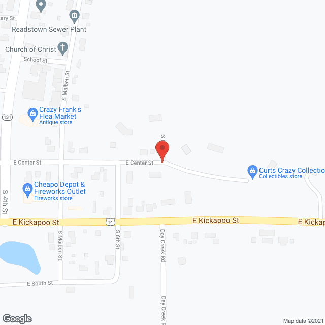 Map of the neighborhood around Sherry House-Assisted Care Inc