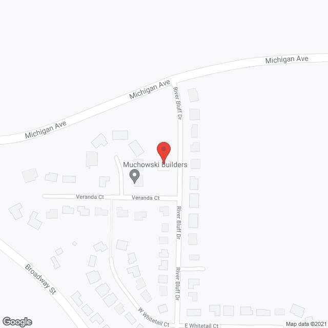 Map of the neighborhood around Whitetail Estates