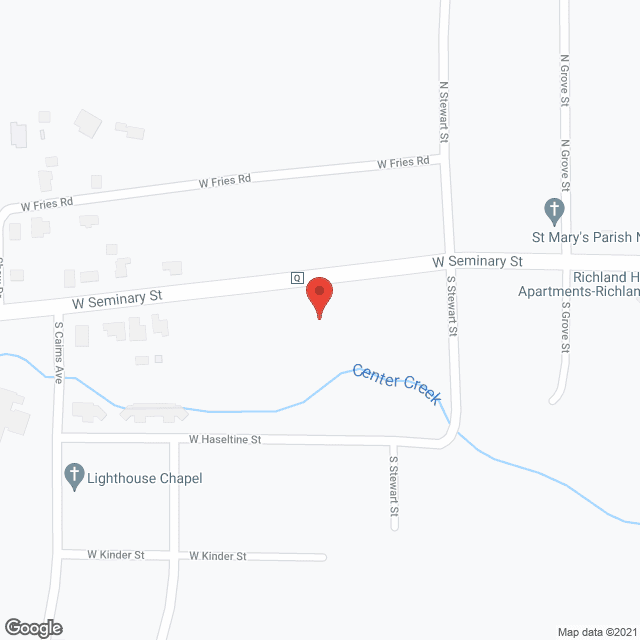 Map of the neighborhood around Ridgeview Commons