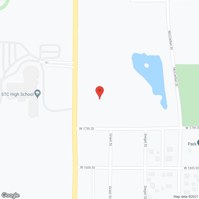 Map of the neighborhood around Sunny Hill Care Ctr