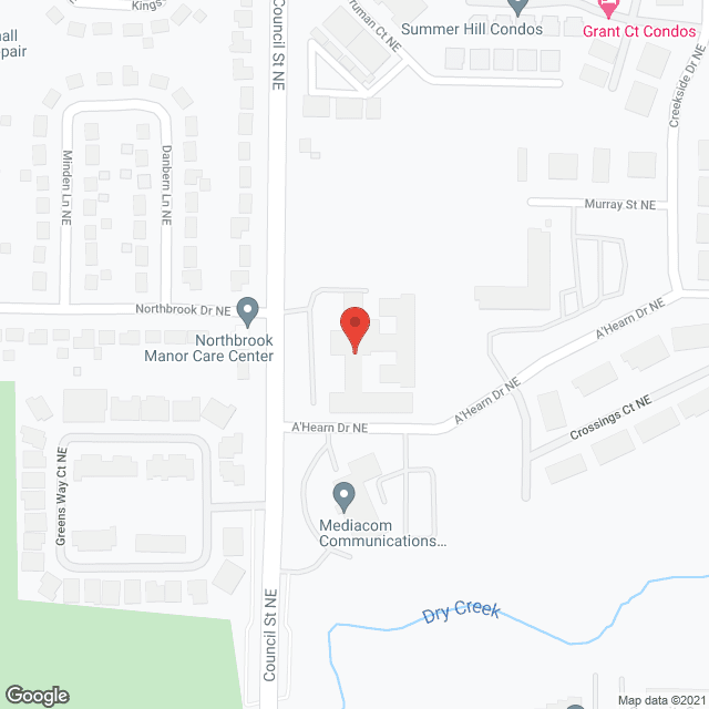 Map of the neighborhood around Northbrook Manor Care Ctr