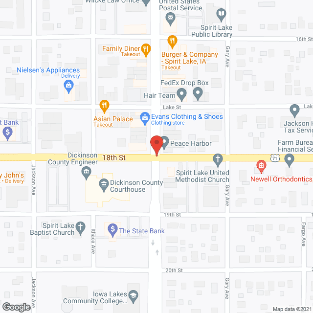 Map of the neighborhood around Plus Supervised Living Asst