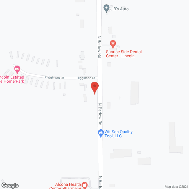 Map of the neighborhood around Emagene's Paradise Adult Care