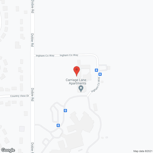 Map of the neighborhood around Carriage Lane Apartments