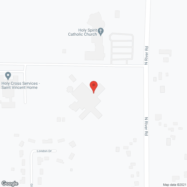 Map of the neighborhood around St Francis Home