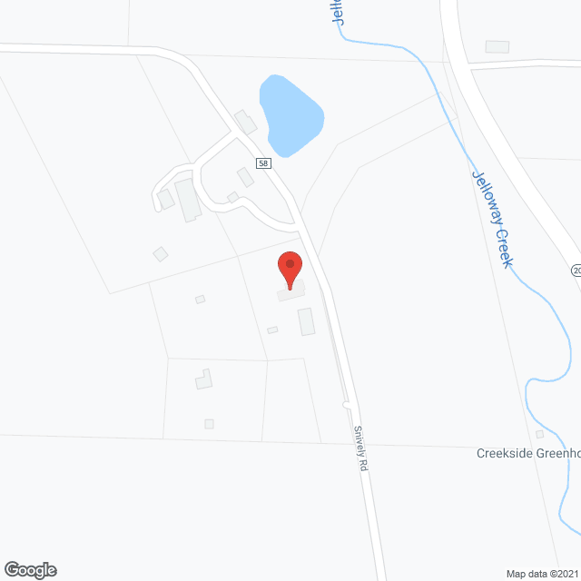 Map of the neighborhood around Morning View Care Ctr
