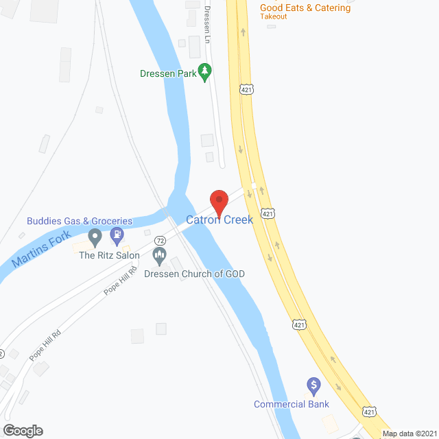 Map of the neighborhood around Laurel's Inc
