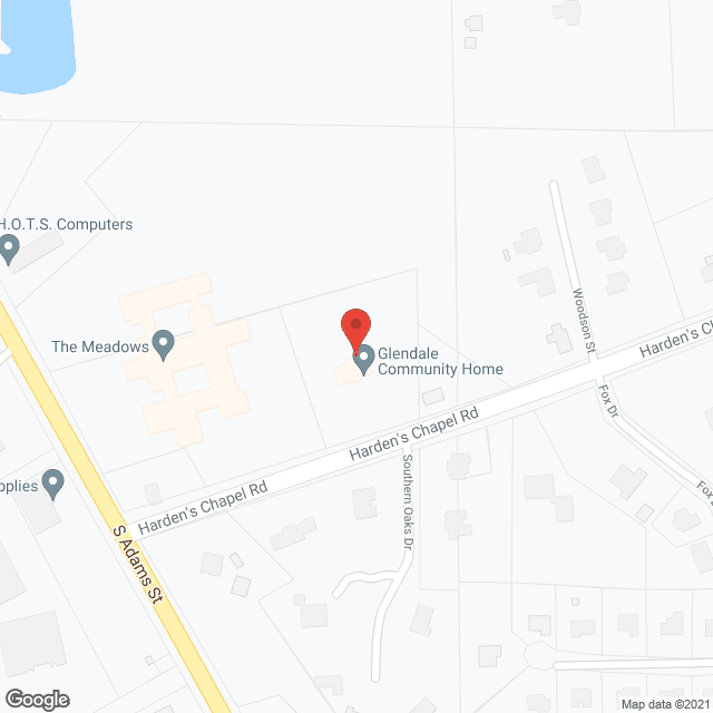 Map of the neighborhood around Glendale Community Home