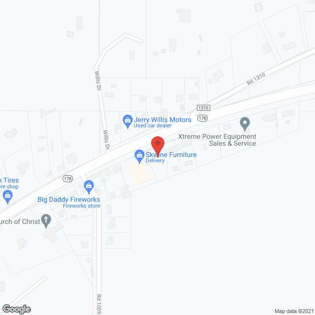 Map of the neighborhood around Sanders Personal Care Home