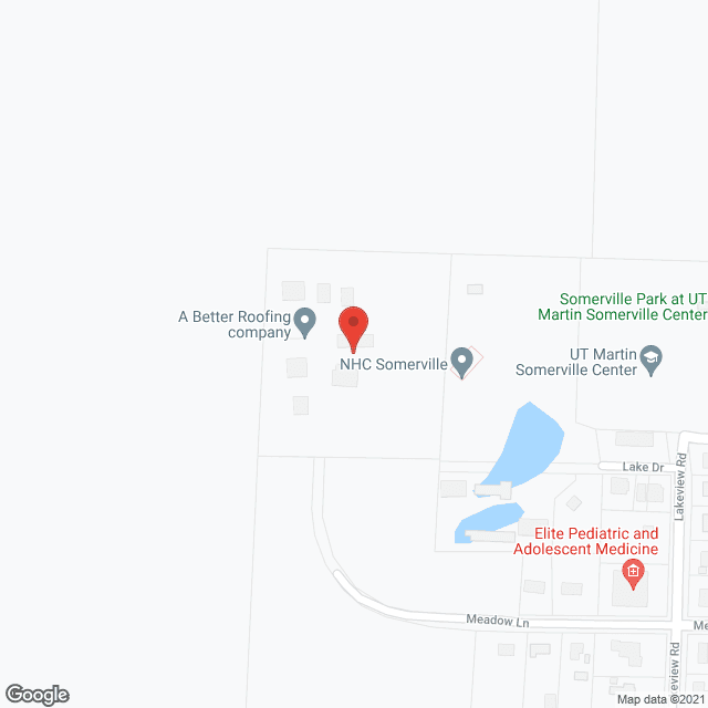 Map of the neighborhood around Maplewood Village