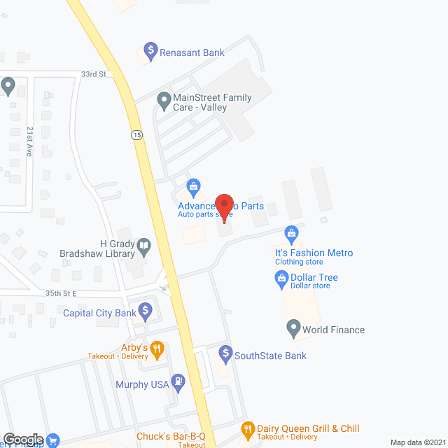 Map of the neighborhood around Sylvia Word Manor