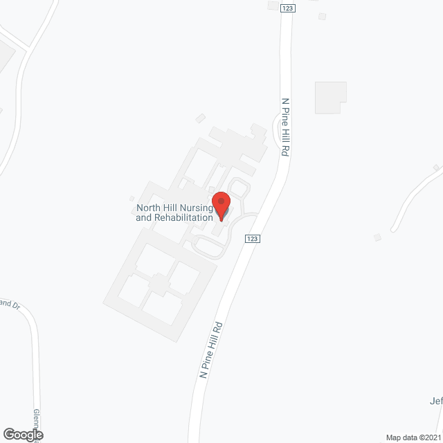 Map of the neighborhood around Jefferson County Home Ketona