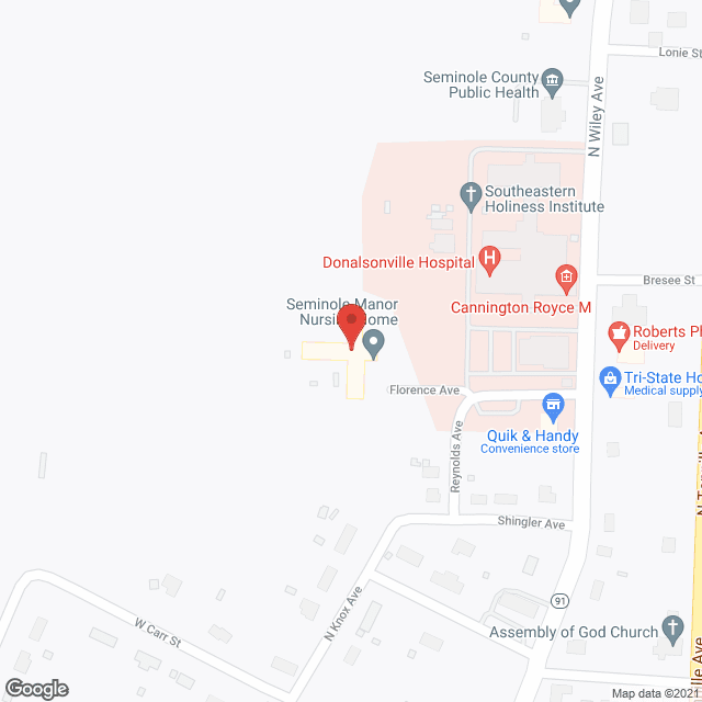 Seminole Manor Nursing Home in google map