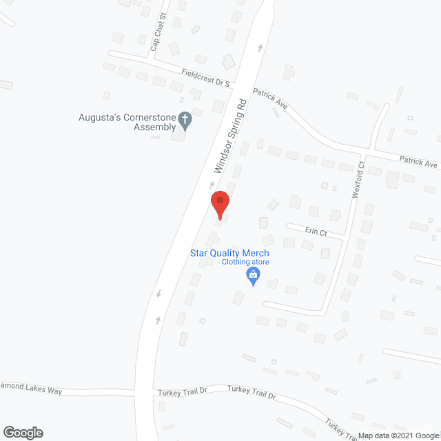 Map of the neighborhood around HAVEN OF PEACE