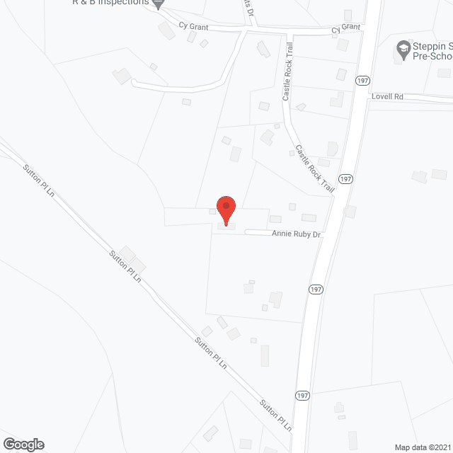 Map of the neighborhood around Benefield's Respite Care