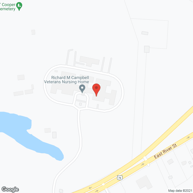 Map of the neighborhood around Richard M Campbell Veterans Hm