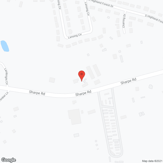 Map of the neighborhood around Flanagan's Community Care
