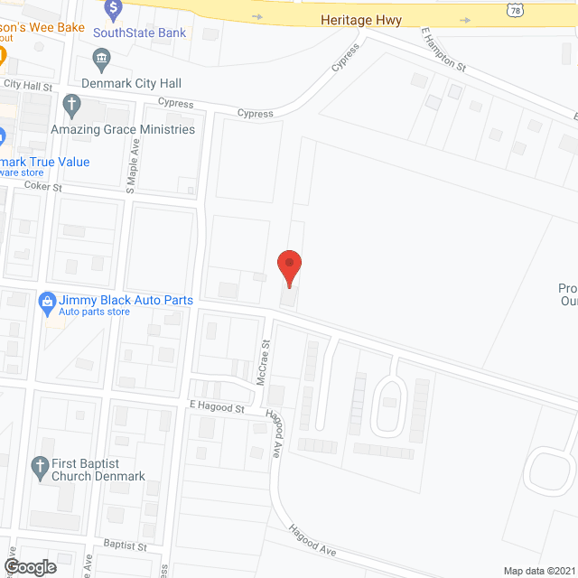 Map of the neighborhood around Rumph's Residential Care